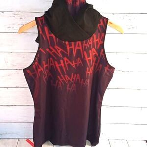 Hooded, Mask Tank Top Shirt Halloween Size M
